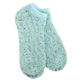 AQUA BLUE CONFETTI WARM COZY SOCKS