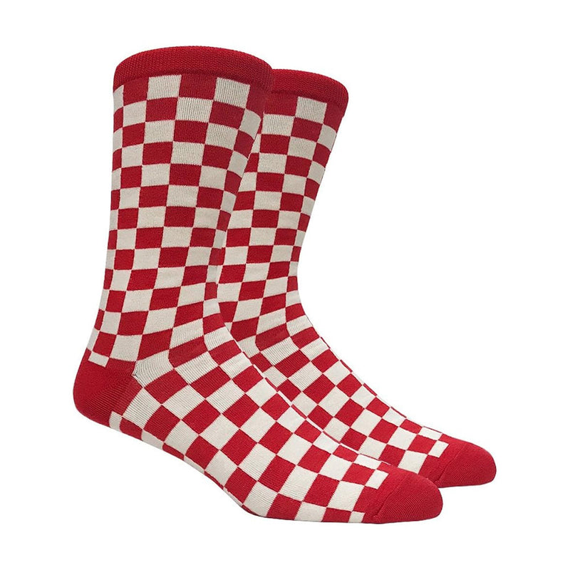 RED CHECKERED SOCKS