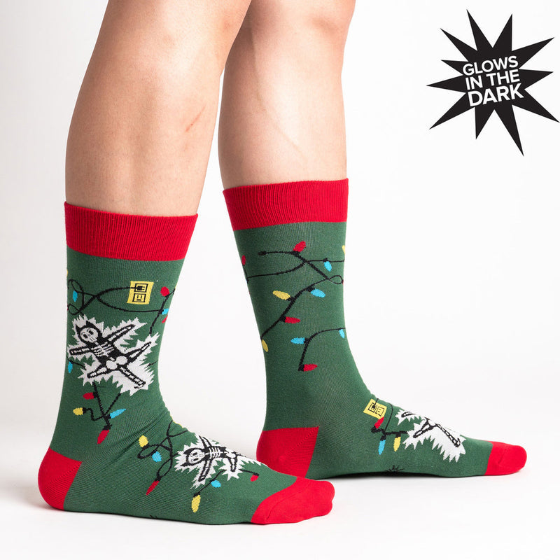 ELECTRIFYING CAT SOCKS