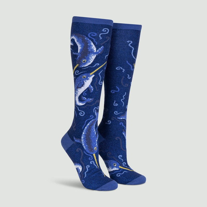ONCE UPON A NARWHAL KNEE HIGH SOCKS