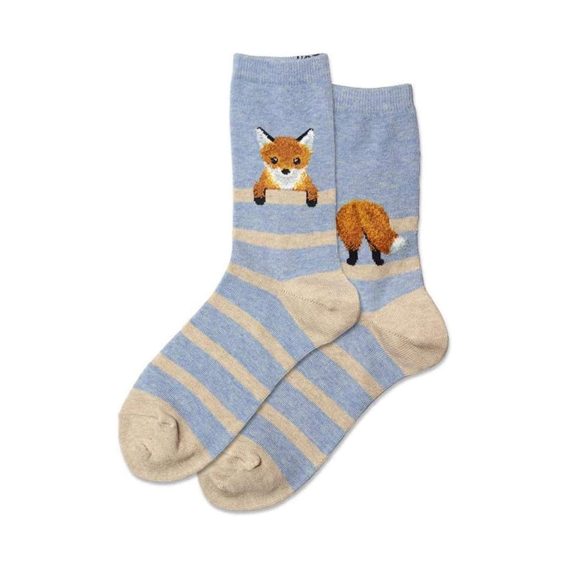 FOX STRIPE CREW SOCKS