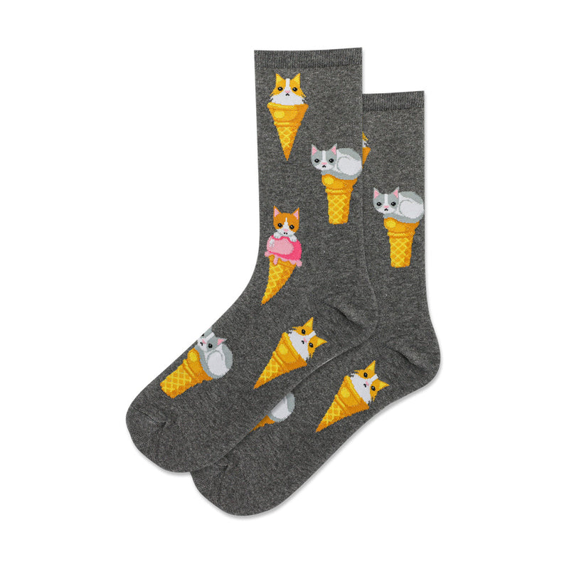 ICE CREAM CAT SOCKS