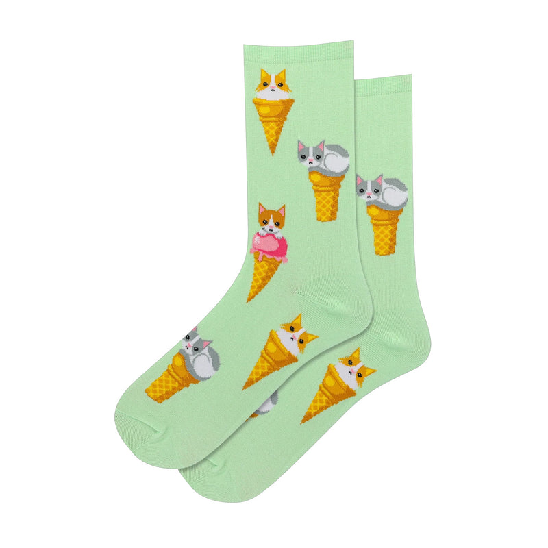 ICE CREAM CAT SOCKS
