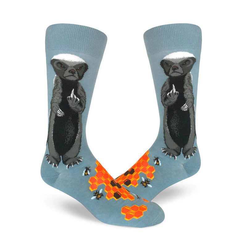 HONEY BADGER MIDDLE FINGER SOCKS