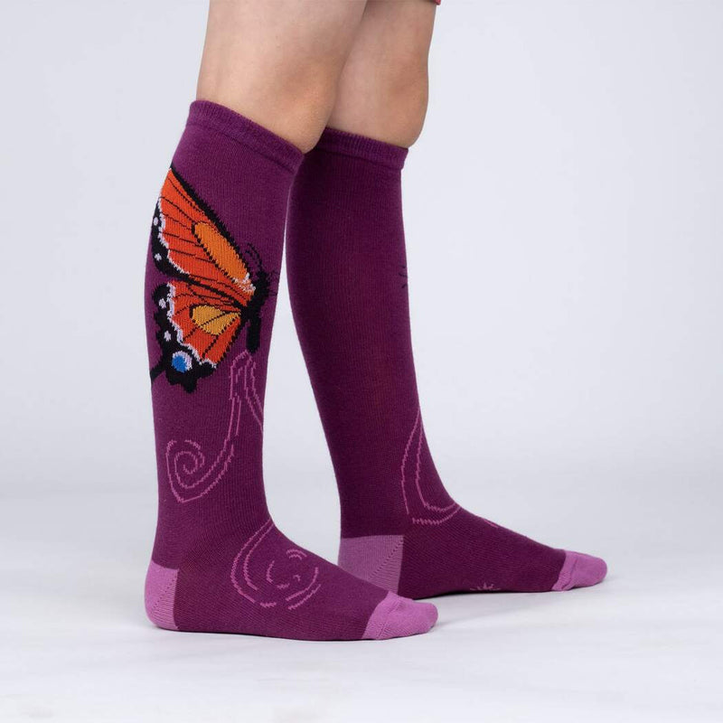 BUTTERFLY KNEE HIGH SOCKS