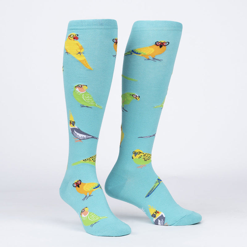PRETTY BIRDS KNEE HIGH SOCKS