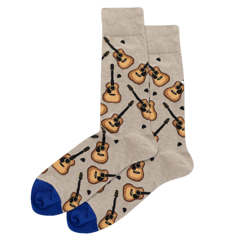 ACOUSTIC GUITARS" CREW SOCKS
