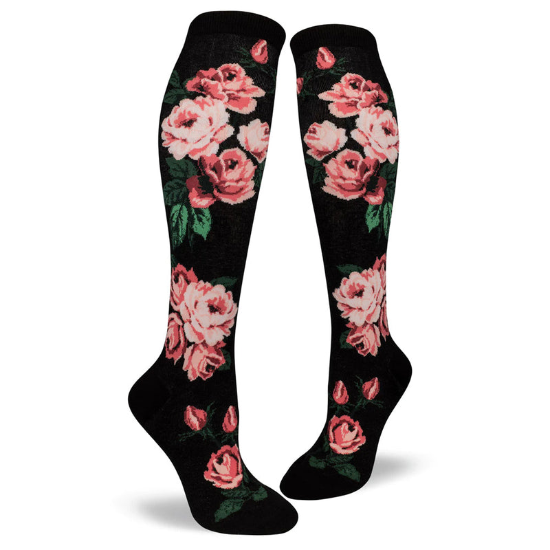 ROMANTIC ROSE  KNEE HIGH SOCKS