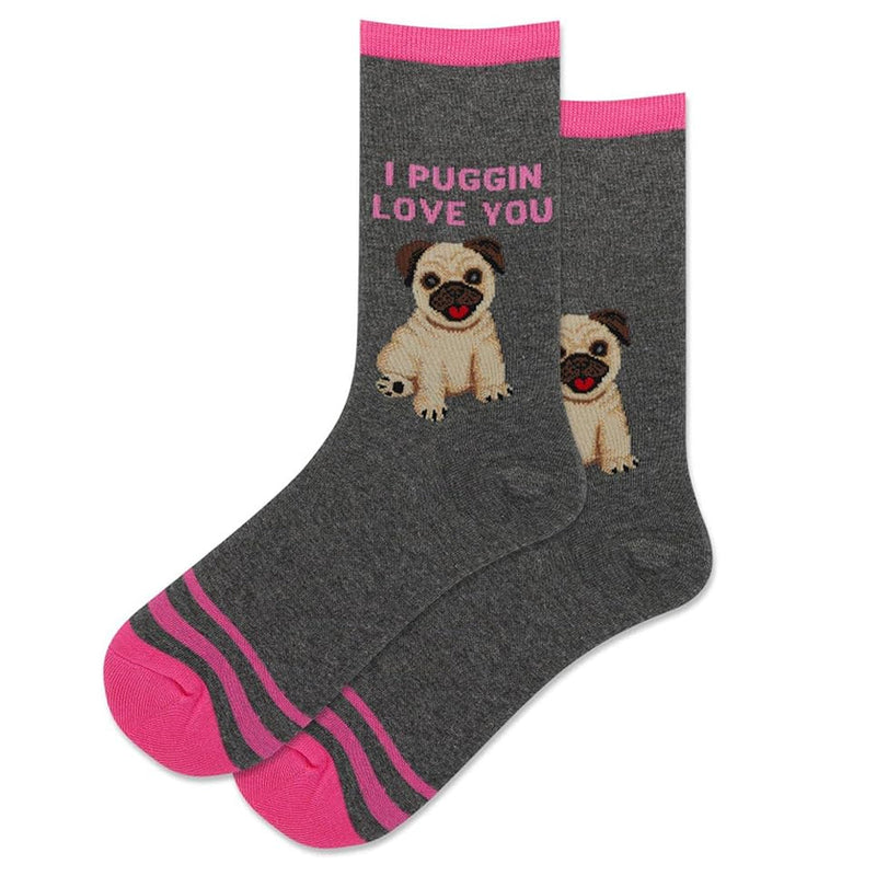 I PUGGIN LOVE YOU SOCKS