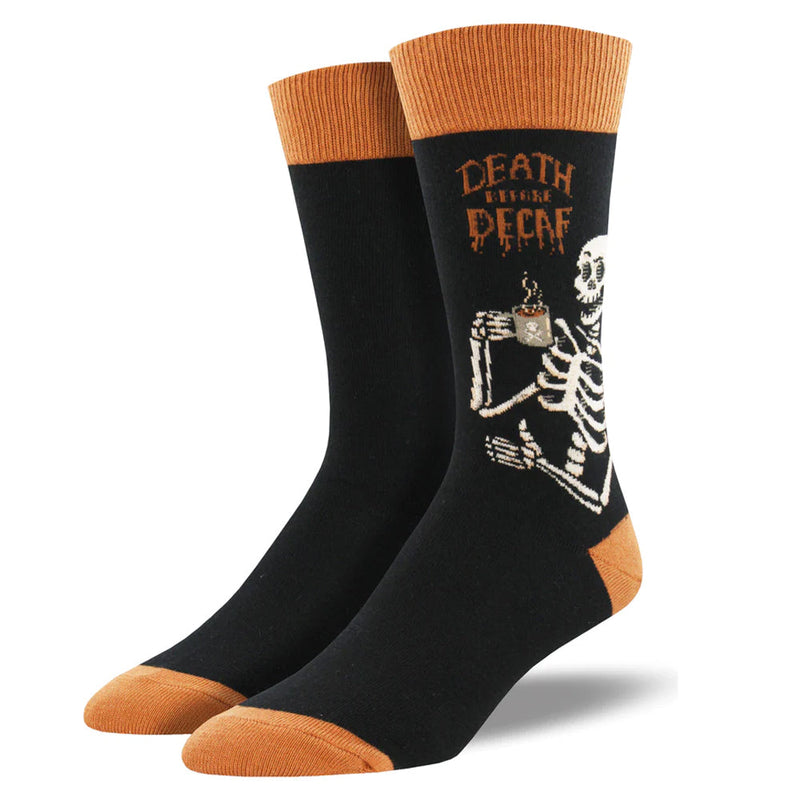 DEATH BEFORE DECAF SOCKS