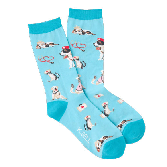 VETERINARIAN WOMEN'S CREW SOCKS