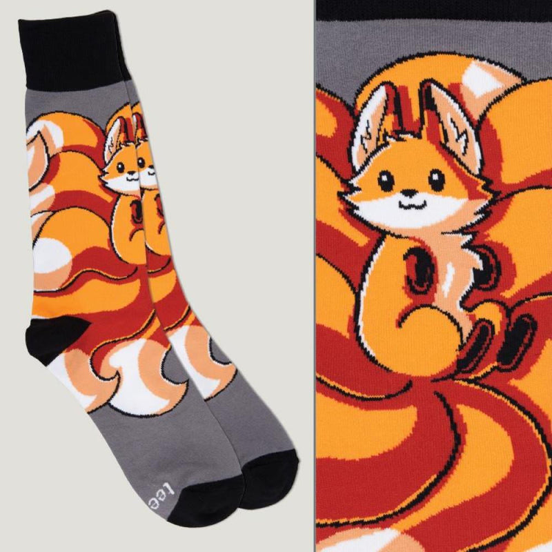 DARK GRAY KITSUNE SOCKS