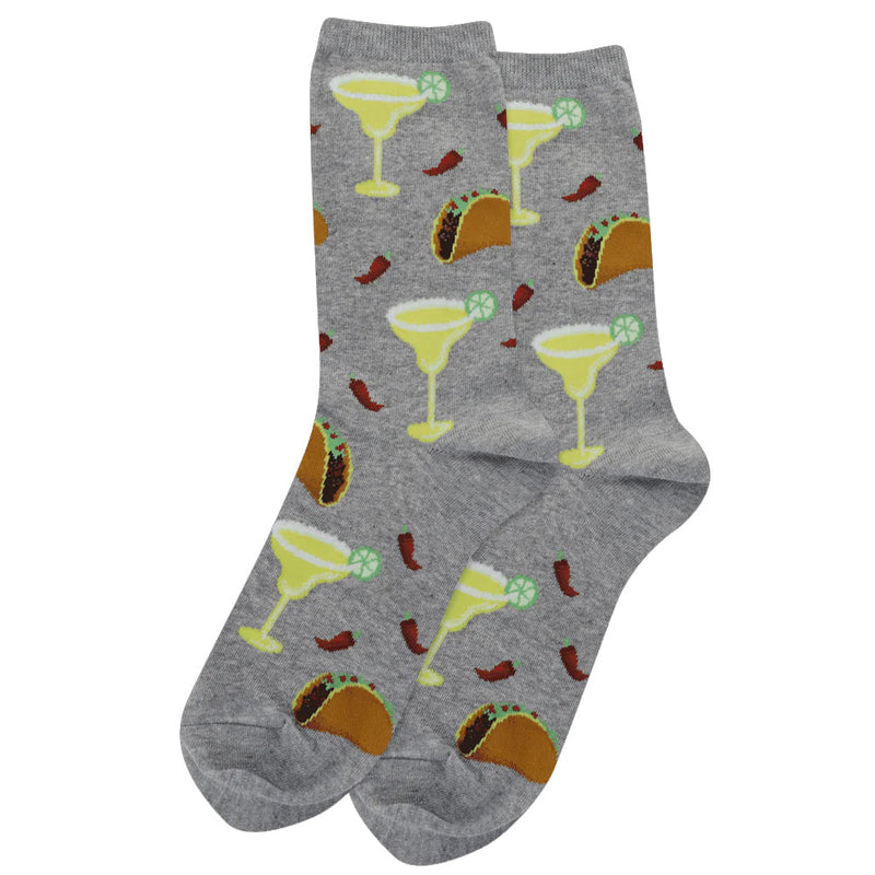 MARGARITAS AND TACOS CREW SOCKS