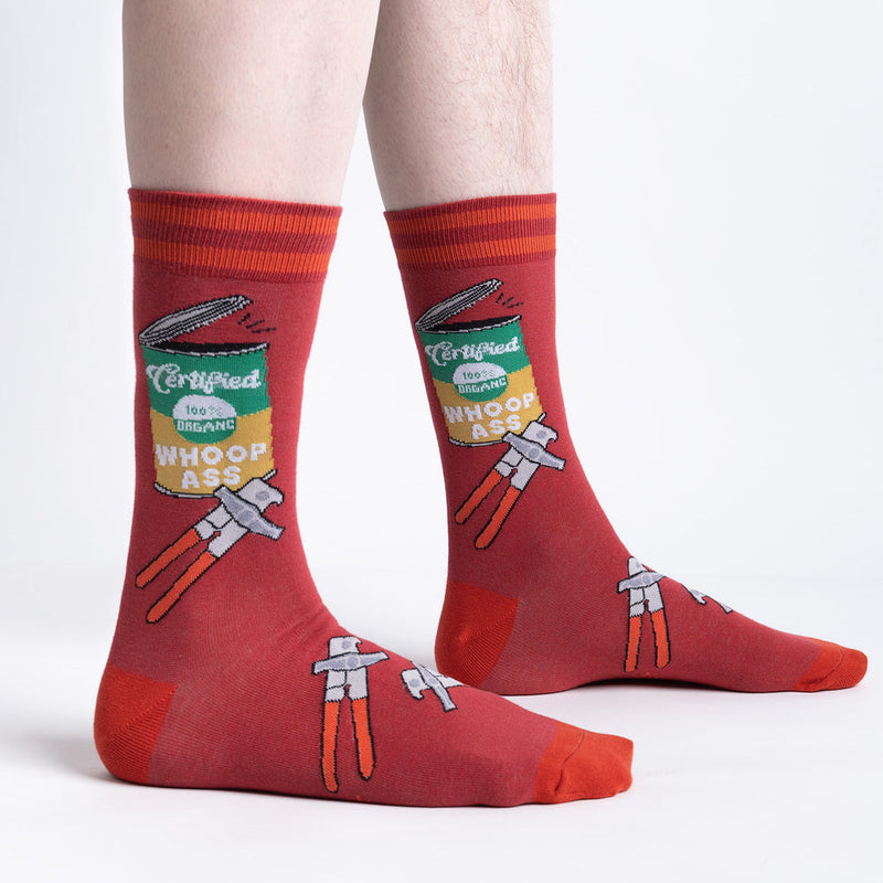 OPENING UP A CAN CREW SOCKS