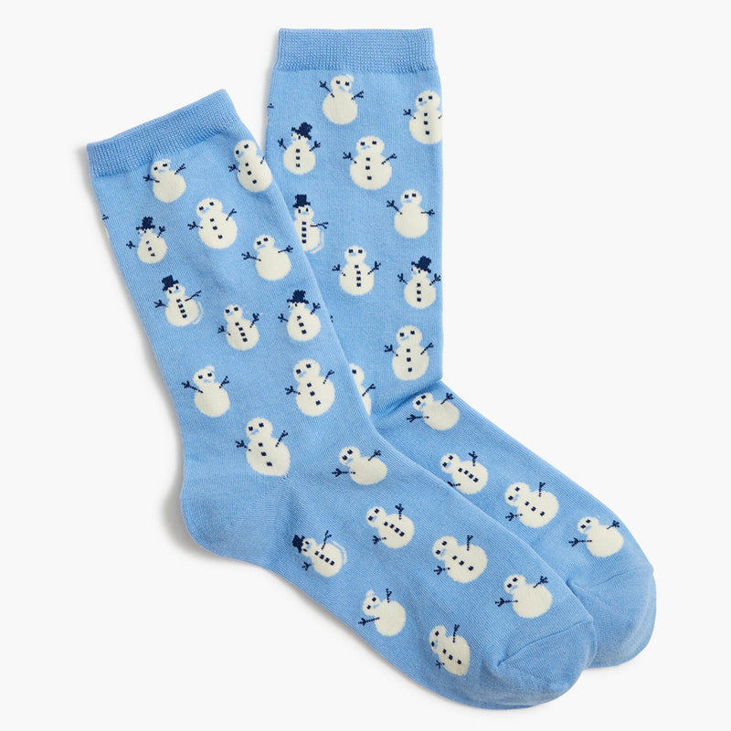 SNOWMAN TROUSER SOCKS