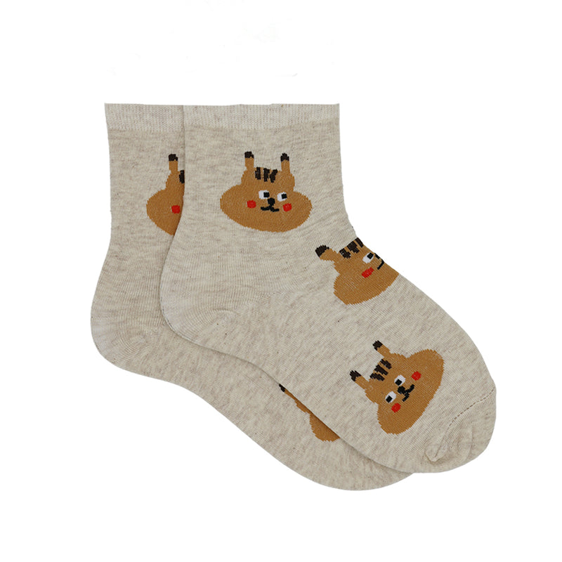 MISCHIEVOUS CAT ANKLE SOCKS
