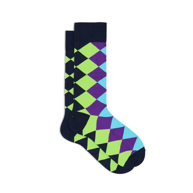 DIAMOND PATTERN SOCKS