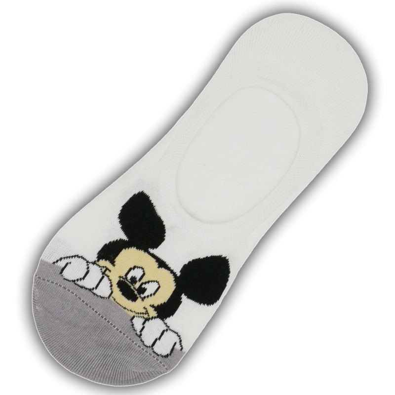 MICKEY MOUSE DISNEY NO SHOW SOCKS PINK