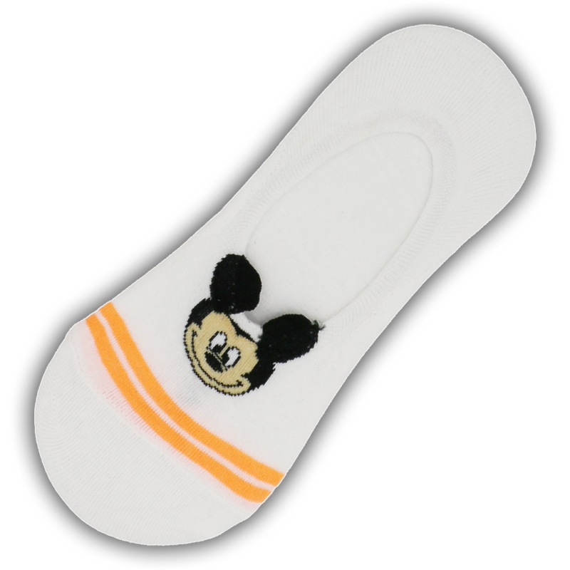 MICKEY MOUSE DISNEY NO SHOW SOCKS GREEN