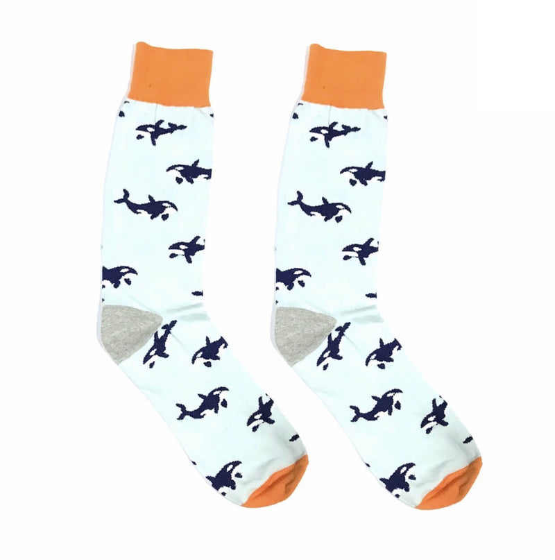 ALL OVER WHALES SOCKS