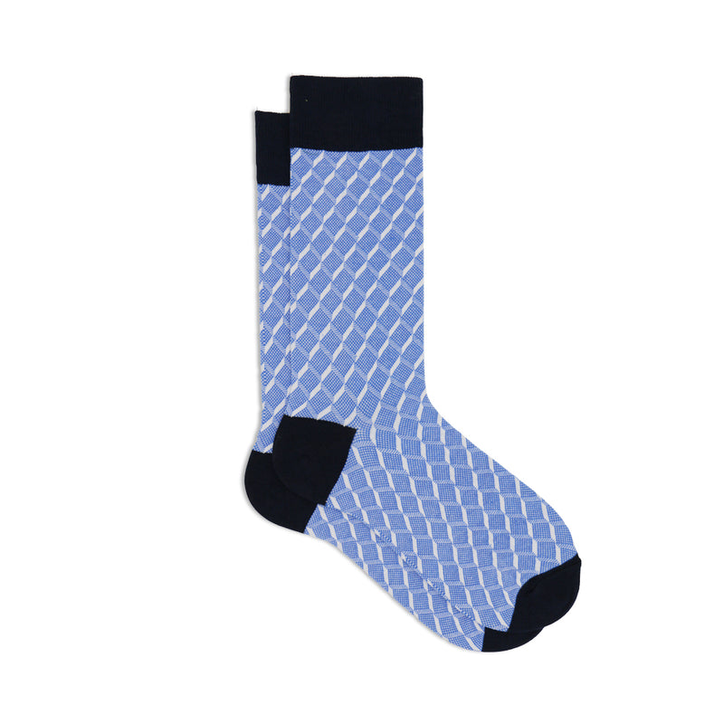 BLUE ALL OVER TRIANGLE SOCKS