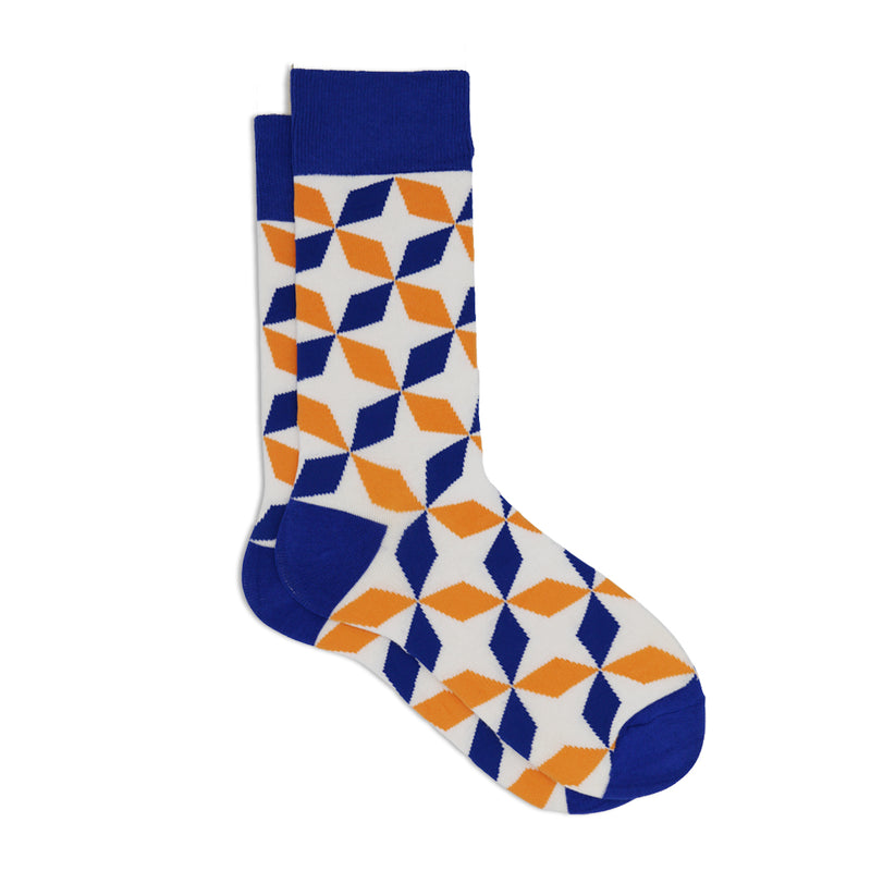 BLUE ASYMMETRIC SOCKS