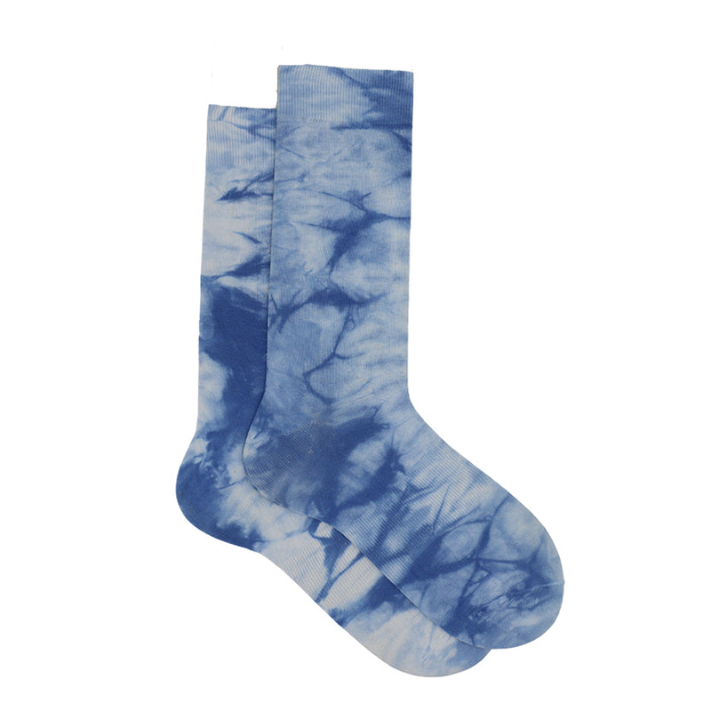 BLUE TIE & DYE SOCKS