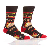 CHICKEN WING AND HOT SAUCE SOCKS