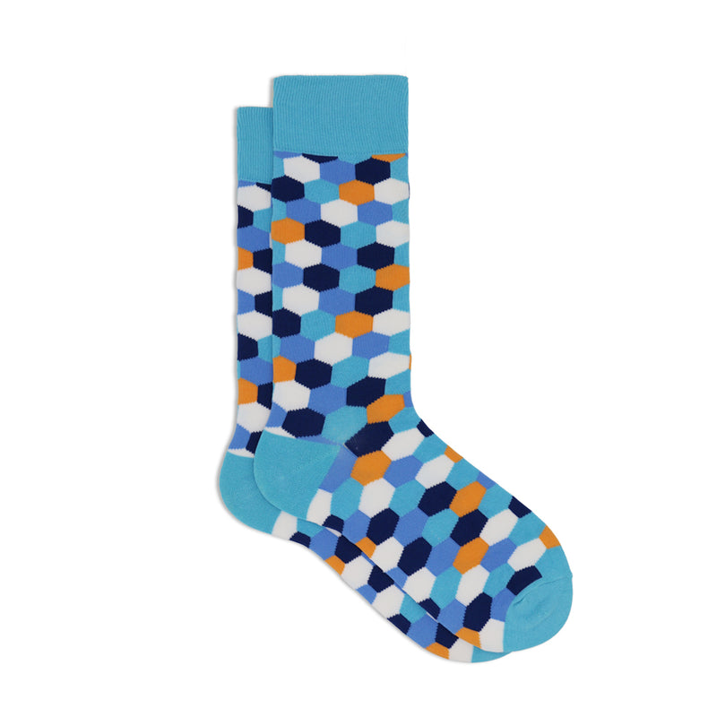 COLORFUL HEXAGON SOCKS