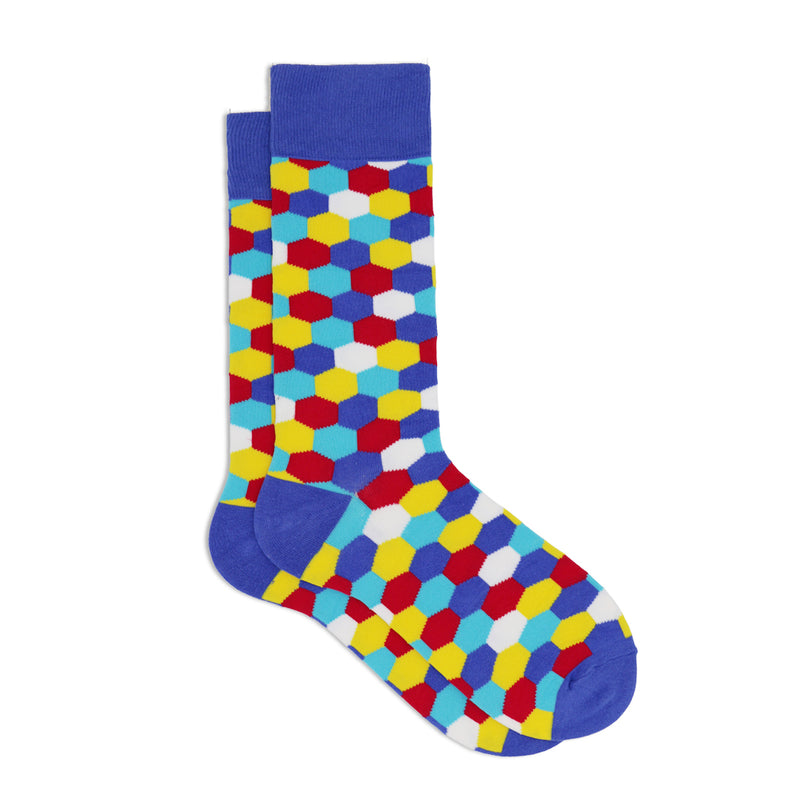 CRAZY HEXAGON SOCKS