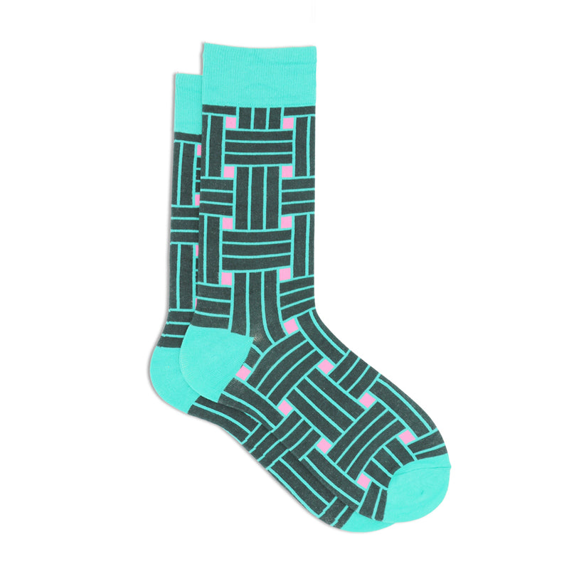 CRISS CROSS PATTERN SOCKS