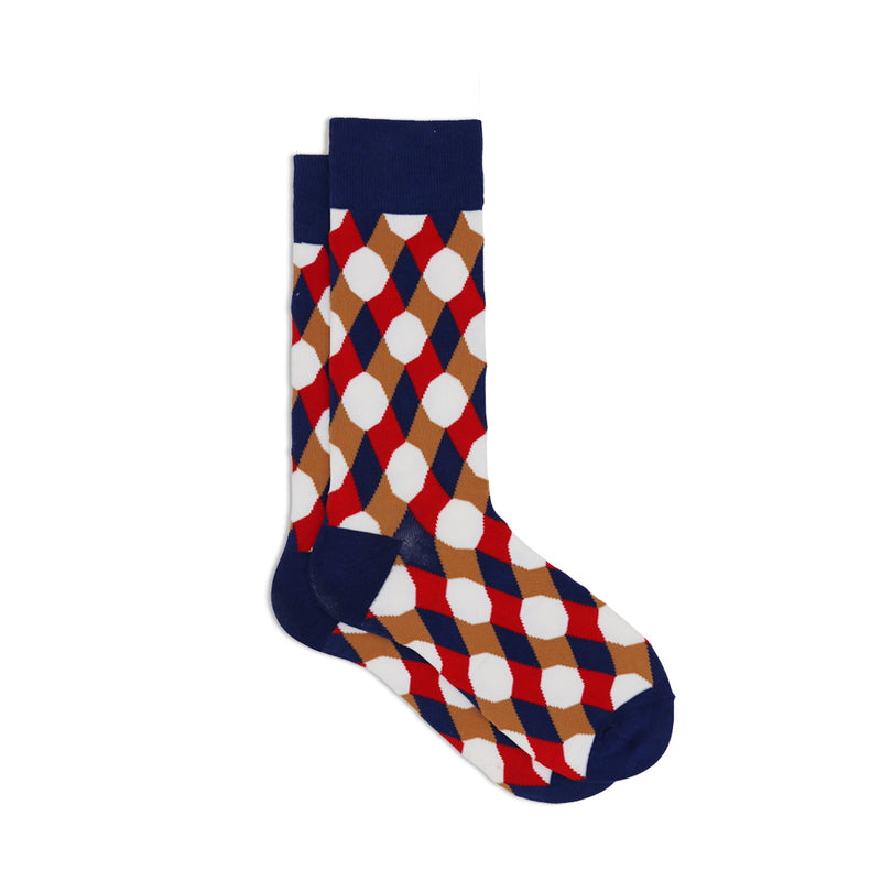 DIAMOND OCTA PATTERN SOCKS