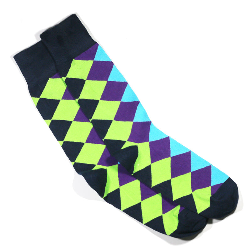 DIAMOND PATTERN SOCKS