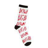 DOWN WITH BIG BROTHER 1984 SOCKS