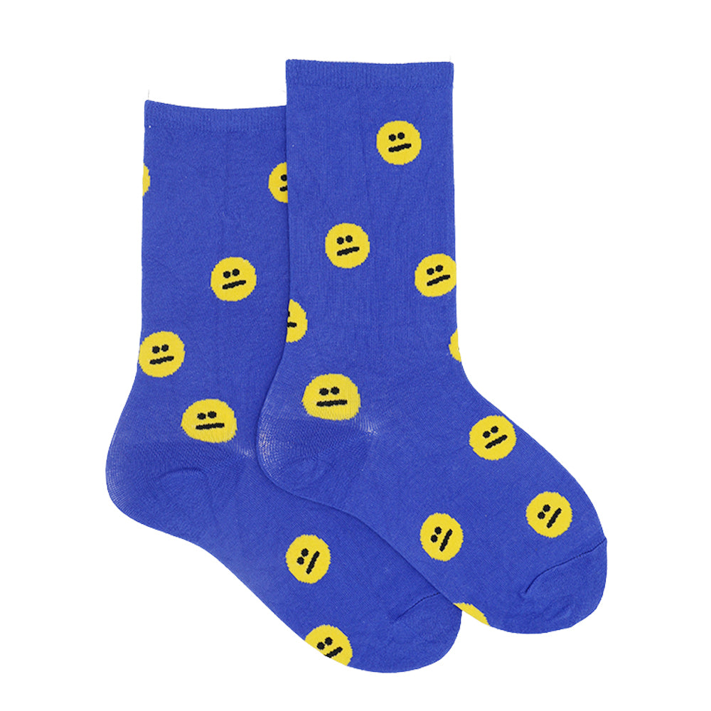 EXPRESSIONLESS FACE SOCKS