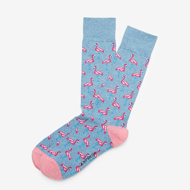 FLAMINGO PRINT SOCKS