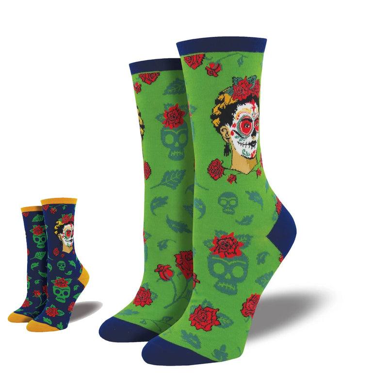 FRIDA KAHLO DIA DE MUERTOS SOCKS