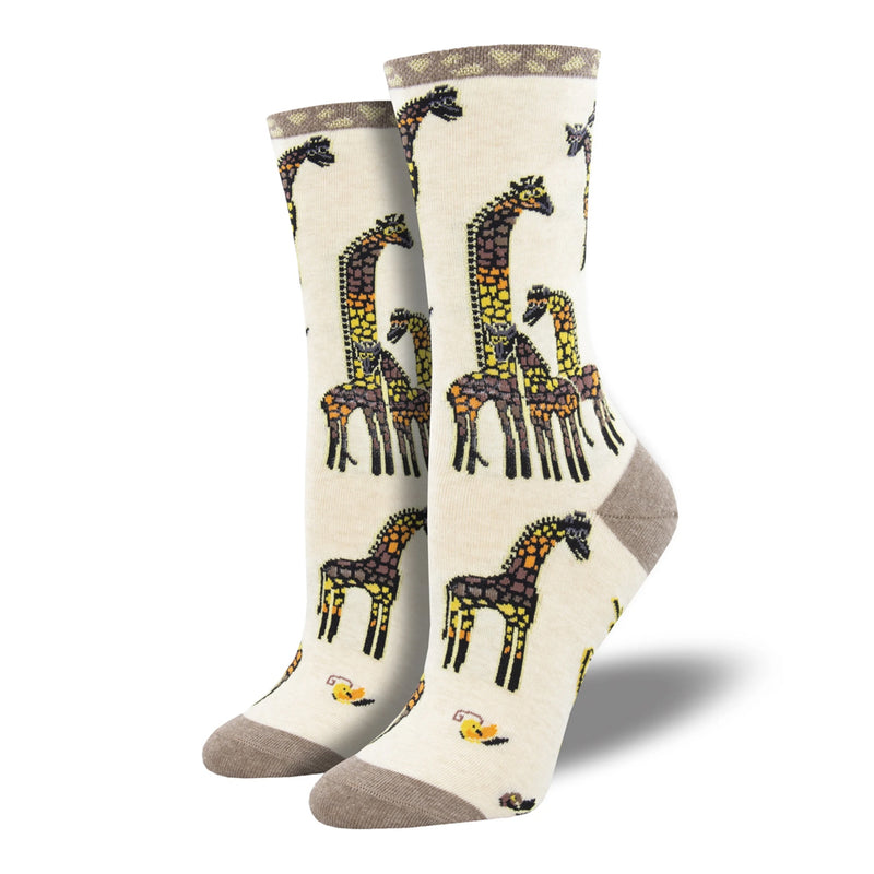 LAUREL BURCH "GIRAFFE FAMILY" SOCKS