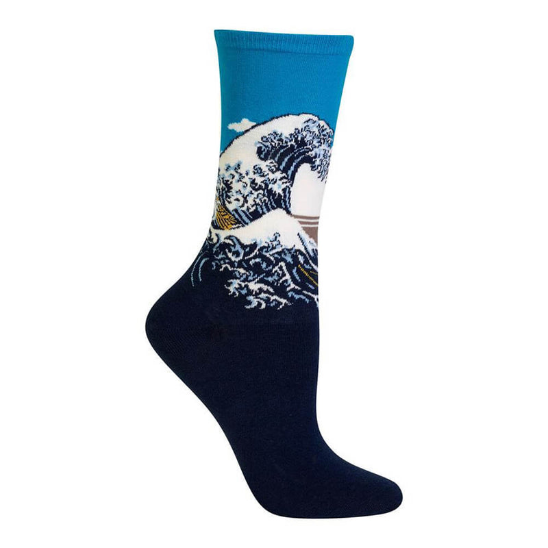 GREAT WAVE ART SOCKS