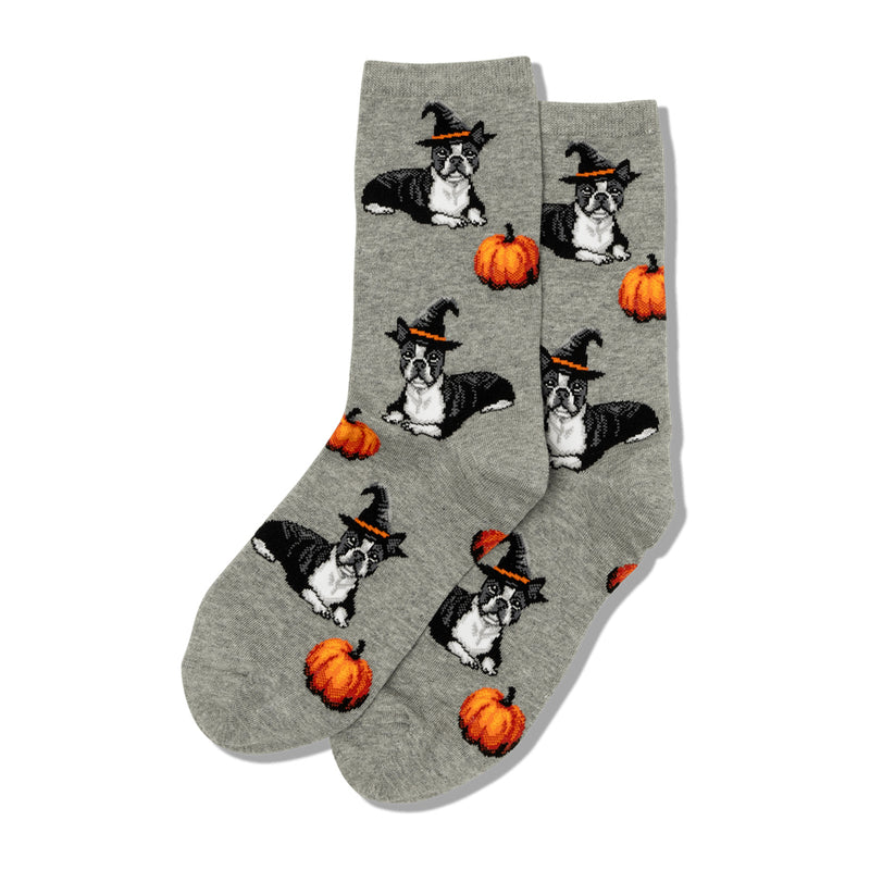 HALLOWEEN BOSTON TERRIER SOCKS