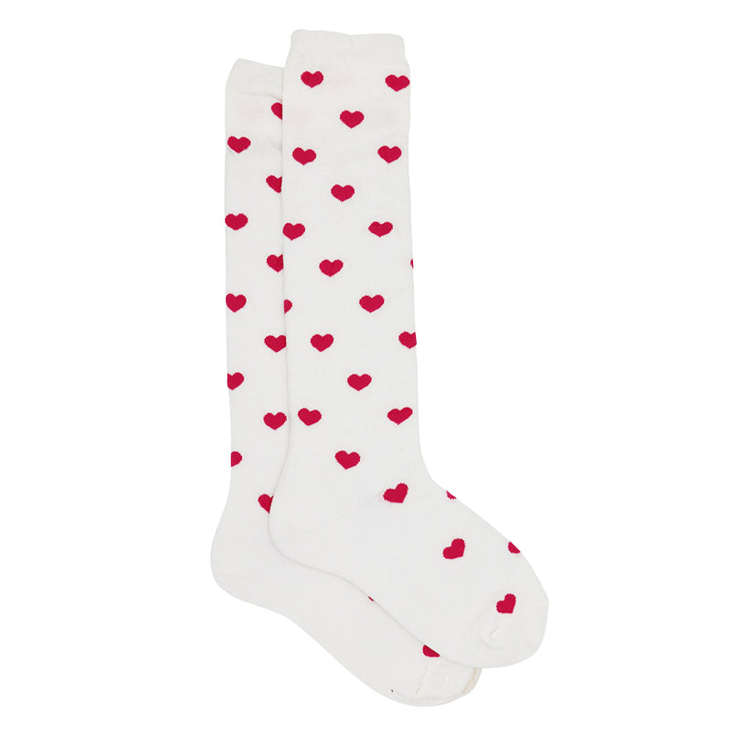 HEART KNEE HIGH SOCKS