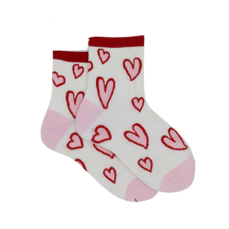 HEARTS ANKLE SOCKS