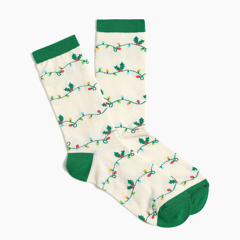 HOLIDAY LIGHTS SOCKS