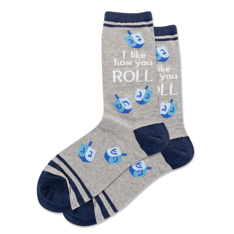 I LIKE HOW YOU ROLL CREW SOCKS