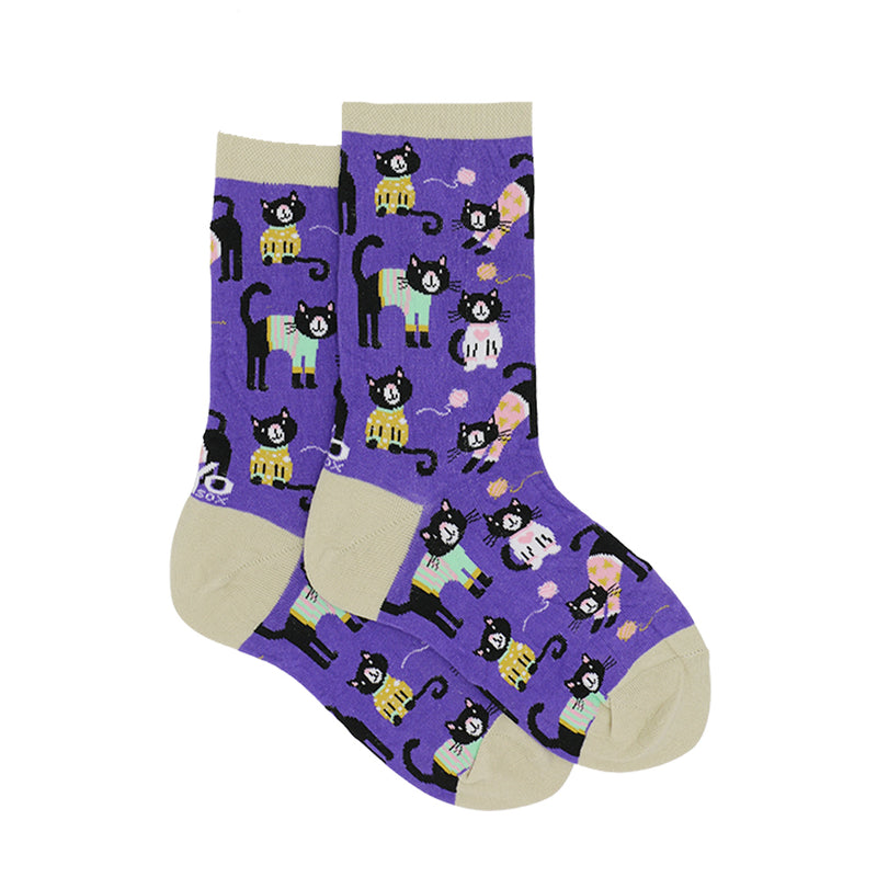 KNITTING IS THE ANSWER SOCKS