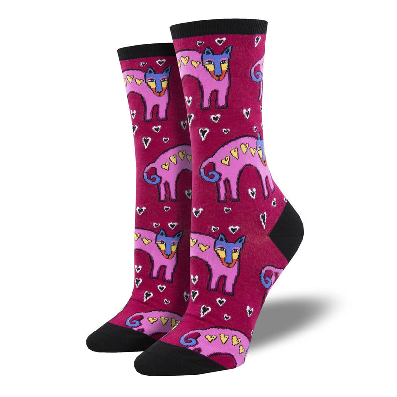 LAUREL BURCH "HEART DOGS" SOCKS