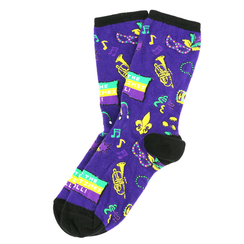 LET THE GOOD TIMES ROLL SOCKS