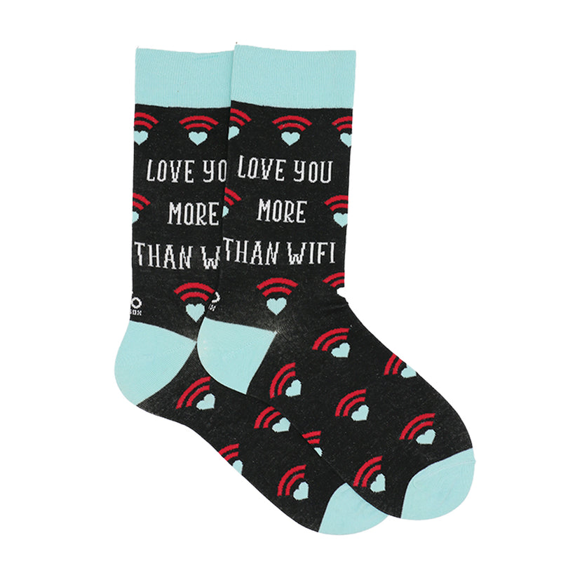 LOVE YOU MORE THAN WIFI SOCKS