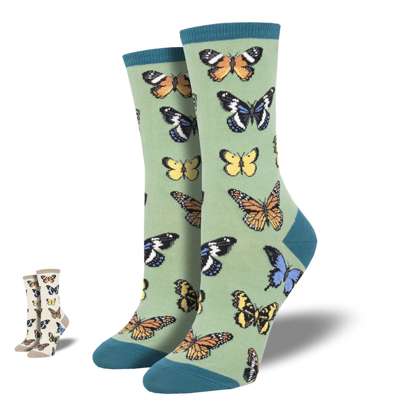 MAJESTIC BUTTERFLY SOCKS