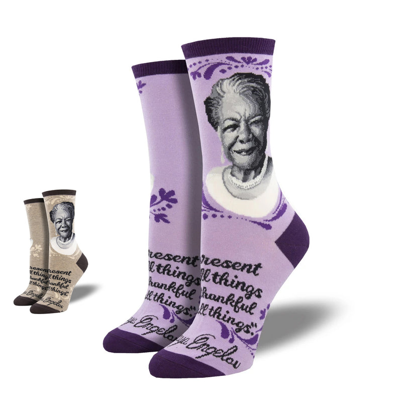 MAYA ANGELOU PORTRAIT SOCKS